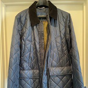 NWOT Cole Haan Navy Quilted Winter Coat